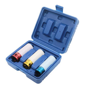 3Pcs 1/2 "17mm 19mm 21mm ऑटो कार टायर संरक्षण आस्तीन दीवार गहरी प्रभाव पहिया नट सॉकेट सेट कार बनाए रखने मरम्मत उपकरण - Product Image 3