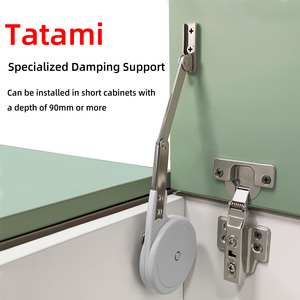 HIGHYI Modern Cupboard Top Opening <b>Door</b> Support Rod Furniture Soft Close Flap Stay Hinge <b>Mirror</b> Dresser Hydraulic Folding Lid - Product Image 3