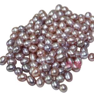 Perles d'eau douce naturelles Akoya de 6-7 mm, forme blanche brillante avec une forte luminosité, presque parfaites, perles Zhuji en vrac - Product Image 5