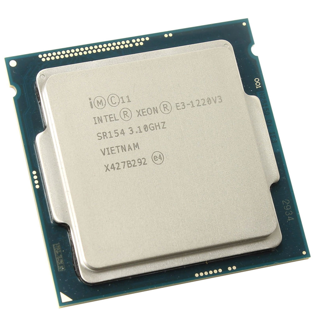 Intel Xeon E3-1220V3 CPU Desktop Processor LGA 1150 Socket 3.1GHz 22 Nanometer Products Cache Main Place Stock Ready 100% test