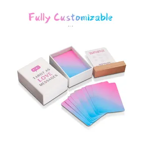Wholesale Custom Oracle Cards Game Card Affirmation Decks Custom Printing Tarot Card