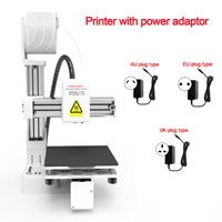 Imprimante 3D portable SCIEDU AA3DETK10 FDM, volume d'impression 100x100x100mm, buse 0,4mm, PLA TPU, alimentation 12V≥2A type C, poids léger 0,9KG
