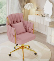 Chaise de bureau à domicile, chaise pour diffusion en direct, chaise d'ordinateur de luxe, chaise de coiffeuse pour chambre de fille, chaise de réception