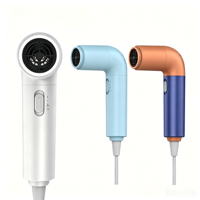 Nouveau Lancement 2026 – Sèche-cheveux portable mini en forme de L, 110 000 tr/min, technologie ionique, pour usage domestique et professionnel, vente en gros usine
