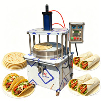 Machine à Tortillas de Maïs Mexicaines, Presse à Tacos et Roti, Appareil de Fabrication de Tortillas et de Produits Céréaliers