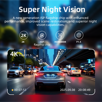 Cámara para Coche 4G LTE con Precio de Fábrica al por Mayor, WDR, GPS, 2K+1080P, Doble Lente, Grabadora de Conducción, WIFI, Caja Negra