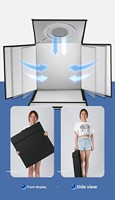 OEM 60cm Métal pour kit de photographie portable Tente pliable Studio photo pour appareil photo Éclairage LED Cube d'éclairage photo