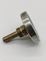 2026 HENGZAN Stainless Steel 63mm Hot Water Boiler Mount Thermometer TG1000-60 for Industrial Use with 3-Year Warranty