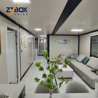 Casa Prefabricada de Lujo ZYBOX de 20 pies/40 pies, Expandible, con 2, 3 o 4 Dormitorios, Casa Modular Prefabricada Tipo Granny Flat