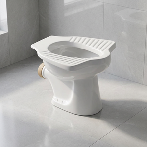 WC de style européen pour maison et hôtel, ensemble de toilettes de qualité supérieure, sanitaires en céramique, WC à double chasse européen - Product Image 1