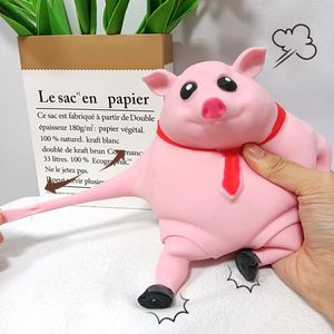 ของเล่นบีบรูปหมู TPR นุ่มๆ ขายส่ง ของเล่นบีบคลายเครียด สำหรับเด็กอายุ 5 ถึง 7 ปี - Product Image 3