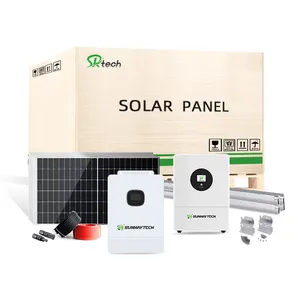 Năng lượng mặt trời nhà hệ thống chi phí điện 10KW Wifi App giá nhà hệ thống năng lượng khu dân cư sản phẩm paneles solares dự án Kit