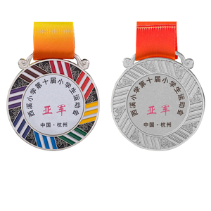 JP0119 Top Design Karneval Souvenir Metall Blank Medaille mit Band, wo man billige Medaillen kaufen kann - Product Image 2