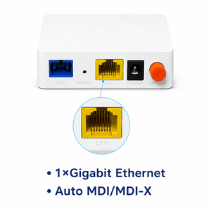 Nouvel arrivage G55 XPON HGU ONU, unité de réseau fibre optique distante adaptative GPON EPON avec port 1GE pour FTTH haut débit - Product Image 4