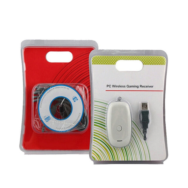 Gaming Receiver for Xbox360 Wireless USB Adapter Receptor for Window PC
