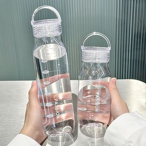 Passion Transparent Sports Water Bottle 500ml 1000ml With Handle For Outdoor Use - Product Image 3