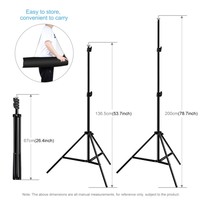 Supporto per Sfondo Fotografico Regolabile in Metallo 2*3M Marca HKLP, Attrezzatura da Studio di Origine Cinese