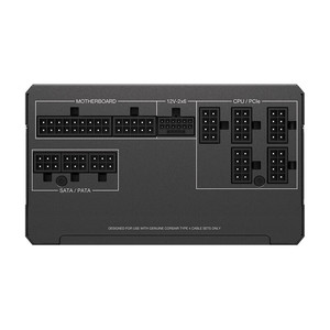 <span class=keywords><strong>Rm850x</strong></span> 850w พาวเวอร์ซัพพลาย Atx3.1 Pcie 5.1 สายไฟ 16 พิน แบบโมดูลาร์เต็มรูปแบบ ประสิทธิภาพระดับทอง - Product Image 6