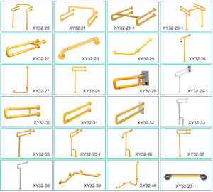 Prix direct d'usine Solution de sécurité <span class=keywords><strong>pour</strong></span> personnes âgées <span class=keywords><strong>Barre</strong></span> d'appui en forme de U enduite de nylon <span class=keywords><strong>pour</strong></span> le soutien et la stabilité de la salle de bain - Product Image 6
