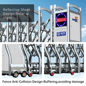 Puerta de Seguridad Principal Industrial, Puerta Corredera Eléctrica Automática de Acero Inoxidable para Uso Escolar - Product Image 2