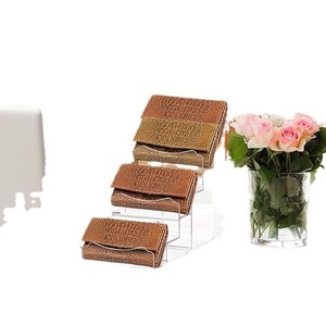 <span class=keywords><strong>Acrylic</strong></span> hiển thị trong suốt đứng Ống dọc hiển thị Đứng Ví Kính lưu trữ giá - Product Image 5