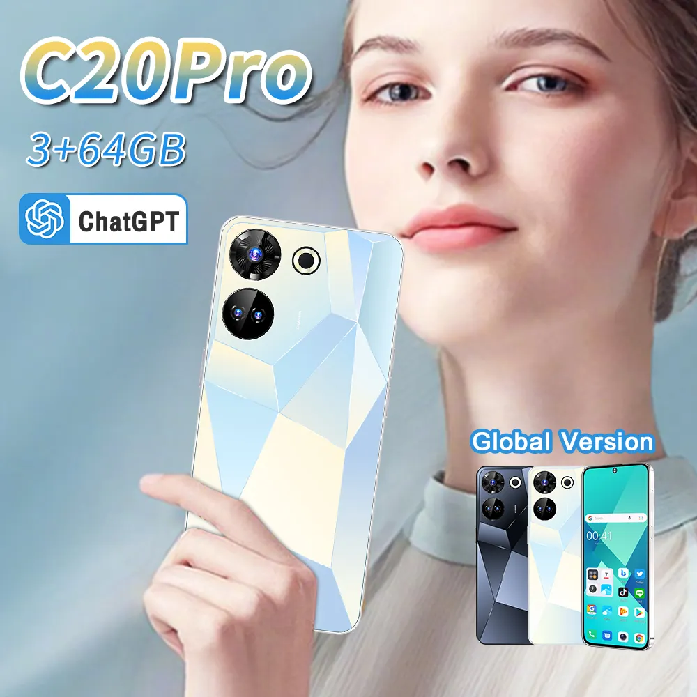 C20pro Face Unlock Chatgpt Otg Double Sims + Sd Card Gps Google Tecno Camon 19 Pro Mobiele Telefoon 4 5G Smartphone