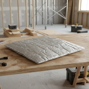 Barrière thermique réfléchissante thermique de feuille d'isolation non tissée en aluminium de 2000mm pour la protection de mur de toit de bâtiment et de conduit de CVC - Product Image 3