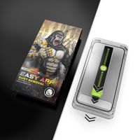 Protection d'écran en verre trempé pour iPhone 15 Pro Max 16, anti-choc, HD, verre Gorilla, avec kit anti-poussière