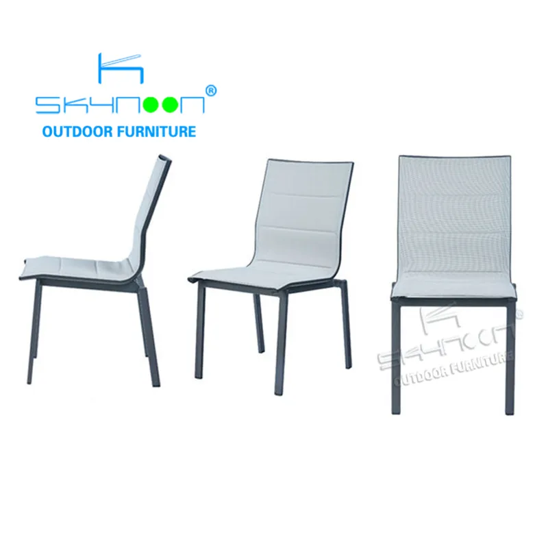 Chaise d'extérieur pour café-boutique, résistante à l'eau, chaise de salle à manger en plein air, vente directe d'usine, chaises de bistrot français (51269A)