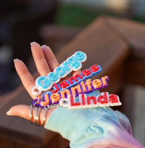 Llavero con Monograma Personalizado, Bolsa Acrílica, Etiqueta de Nombre, Fiambrera, <span class=keywords><strong>Polaroid</strong></span>, Letras, Borla - Product Image 1