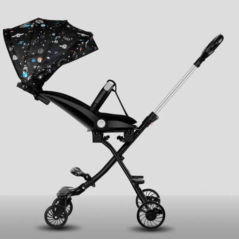 New Born Trolley Baby Pushchair sistema di viaggio carrozzina pieghevole lusso 3 In 1 passeggini economici per bambina