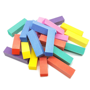 Bloc polissoir à ongles durable 4 faces, outil de manucure et pédicure, 9,5 cm, blanc, pour modelage et ponçage, vente en gros - Product Image 2