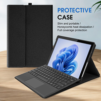Étui Folio en cuir pour tablette Microsoft Surface Pro 7/6/5/4 7 Plus 12,3 pouces, housse de protection pour tablette professionnelle (étanche, sans clavier)