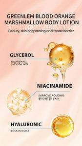 Crème corporelle hydratante et nourrissante légère 200 ml OEM/ODM/OBM au parfum d'orange sanguine et de guimauve - Product Image 4