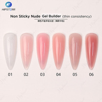 Échantillon gratuit Constructeur de gel à consistance mince sans HEMA Non collant Extension de nu Gel pour ongles de construction Marque privée