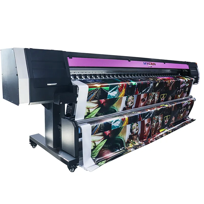 Imprimante UV i3200 à grande vitesse de taille de 3200mm pour l'impression de bannière d'affiche