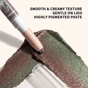 Crayon <span class=keywords><strong>fard</strong></span> <span class=keywords><strong>à</strong></span> paupières dégradé <span class=keywords><strong>bicolore</strong></span> <span class=keywords><strong>à</strong></span> marque privée, application facile en une seule traînée, <span class=keywords><strong>fard</strong></span> <span class=keywords><strong>à</strong></span> paupières nacré longue tenue - Product Image 4