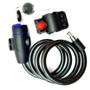 Cadenas antivol en acier en forme d'anneau pour vélo, câble de 7,5 cm d'épaisseur, 85 cm de long, avec outils de fixation - Product Image 5