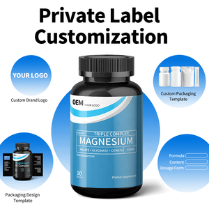 Capsules de complexe triple de magnésium en marque blanche OEM, faible MOQ, fabricant, lancement rapide, certifié cGMP COA, pour les vendeurs débutants - Product Image 6