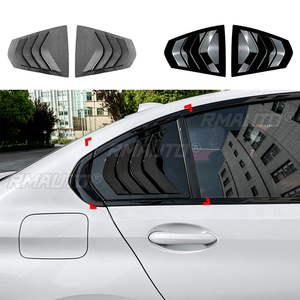 2 pièces Cache de persienne de fenêtre arrière pour BMW Série 3 G20 2019+ 320i 325i 330i, Garniture de persienne latérale, Accessoires automobiles - Product Image 2