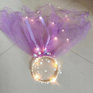 Bride Double Led Light Emitting <strong>Veil</strong> Bride Wedding Decoration Party Female <strong>Veil</strong> Wedding <strong>Dress</strong> and Accessories - Product Image 4