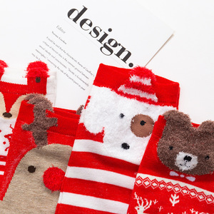 2023 prix de gros noël styles longs ou courts bas <span class=keywords><strong>chaussettes</strong></span> mignon kawaii Santa drôle bonbons pour enfants <span class=keywords><strong>chaussettes</strong></span> de noël dec - Product Image 2