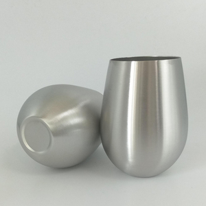 Tazza Congelabile a Forma di Uovo in Acciaio Inossidabile 304 per Alimenti Toptrue - Bicchiere in Metallo per Ristoranti per Vino Rosso, Caffè, Birra, Acqua - Product Image 5