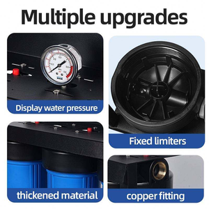 Système de filtration pour toute la maison, filtre à <span class=keywords><strong>eau</strong></span> Big Blue robuste à 3 étapes avec raccord NPT de 1 pouce pour l'<span class=keywords><strong>eau</strong></span> de ville aux États-Unis, élimination du plomb et des PFAS - Product Image 5