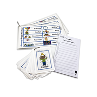 Ensemble de cartes d'alphabet pour l'éducation précoce des enfants, logo personnalisé, haute qualité, prix abordable, avec boîte de rangement haut de gamme (couvercle et base)