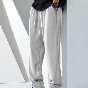 <span class=keywords><strong>M</strong></span>-5XL男士休闲裤直筒裤夏季薄冰丝运动裤 - Product Image 3