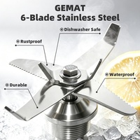 1600W Multifunctionele Blender Binatone Fresh Juicer Voedselblender Liquidificador 220V AC Motor Blender 3L