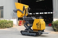 Archer Diesel-Motor Raupenlader Kleiner Kipplader mit Hydraulikhebevorrichtung Niedriger Kraftstoffverbrauch für Bau, Landwirtschaft & Obstplantagen