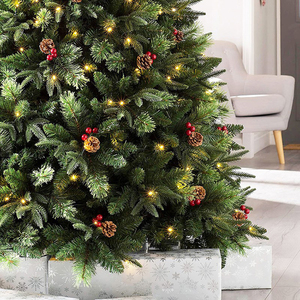 Sapin De Noel Co-Arts Christmas Decoration Green Leaves 7 Ft Pre Lit <b>Outdoor</b> <b>Light</b> Fiber Optic Christmas <b>Tree</b> Arbol De Navidad - Product Image 6