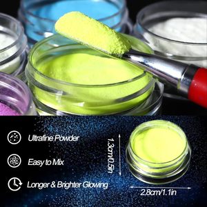 Poudre de paillettes lumineuses en gros, best-seller, brille la nuit, personnalisable en différentes formes, tailles de particules et couleurs, échantillon gratuit - Product Image 1